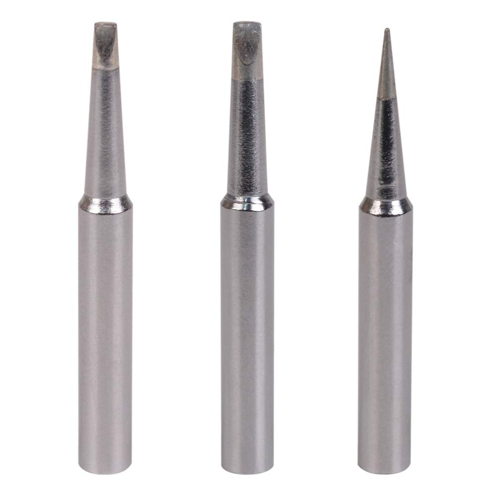 TECKE 3 PCS Replacement Tips for ST2 ST3 ST5 Soldering Iron Tip Set for Weller WLC100, SPG40, SP40L, SP40N, SP40NKUS, WP25, WP30, WP35