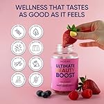 Moerie Hair Skin and Nails Gummies for Women & Men - Biotin for Hair Loss, Gummy Vitamins & Growth Dietary Supplements - Sugarbear for Thicker Hair - Allergen Free - 60 per Serving - Balanced Diet - Image 5