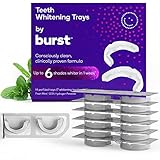 BURST Teeth Whitening Kit - Sensitive Teeth Friendly - 7 Treatments with 12.5% Hydrogen Peroxide - Results in 15 Min. + Up to 6 Shades Whiter in 1 Week - Teeth Whitener with Prefilled Gel Trays