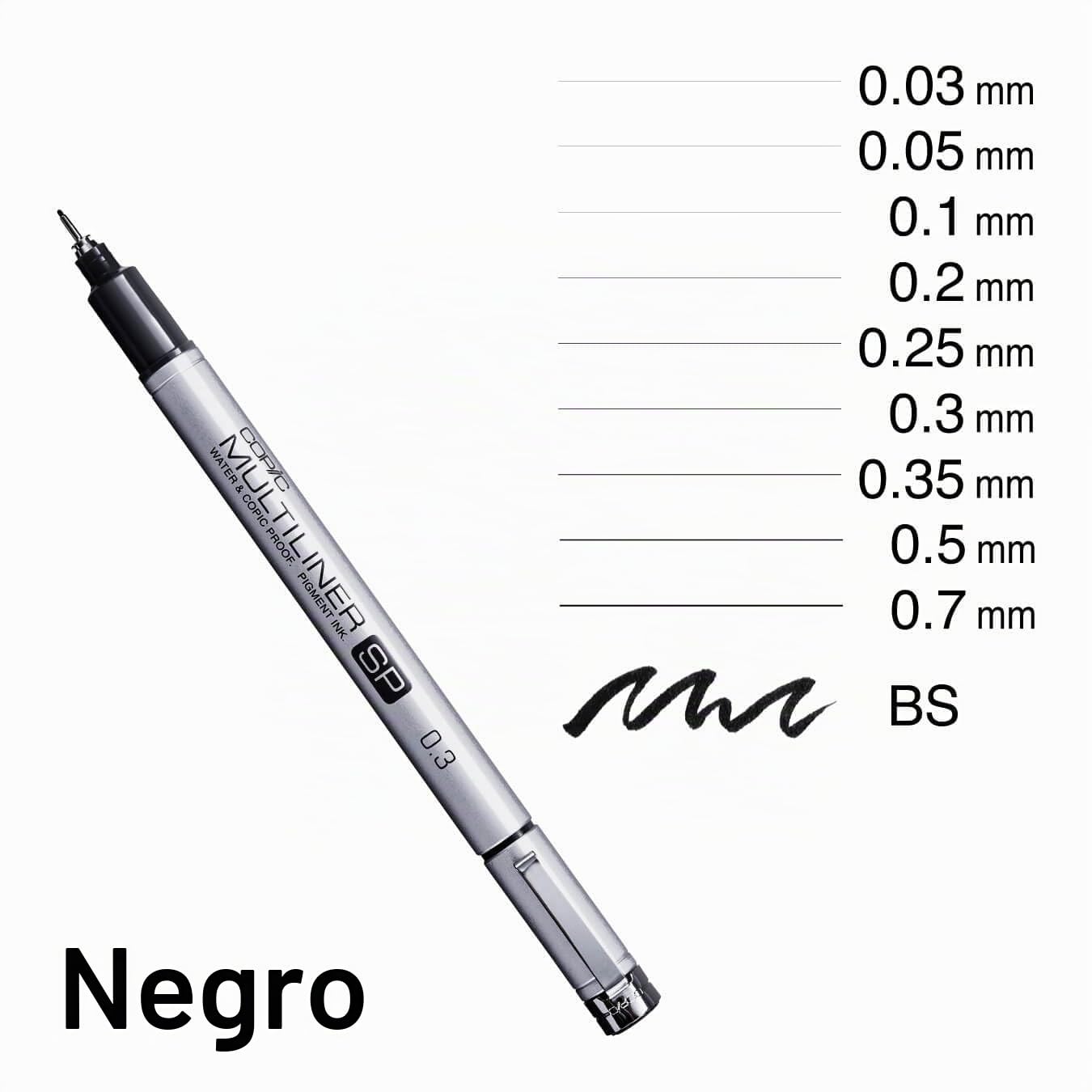 COPIC Sketch Set «Blending Basics», 6 rotuladores dobles con punta de anchura media y punta de pincel