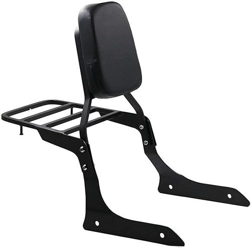 Respaldo de barra de pasajero de motocicleta + portaequipajes para Yamaha Stryker 1300 XVS1300 2011-2017