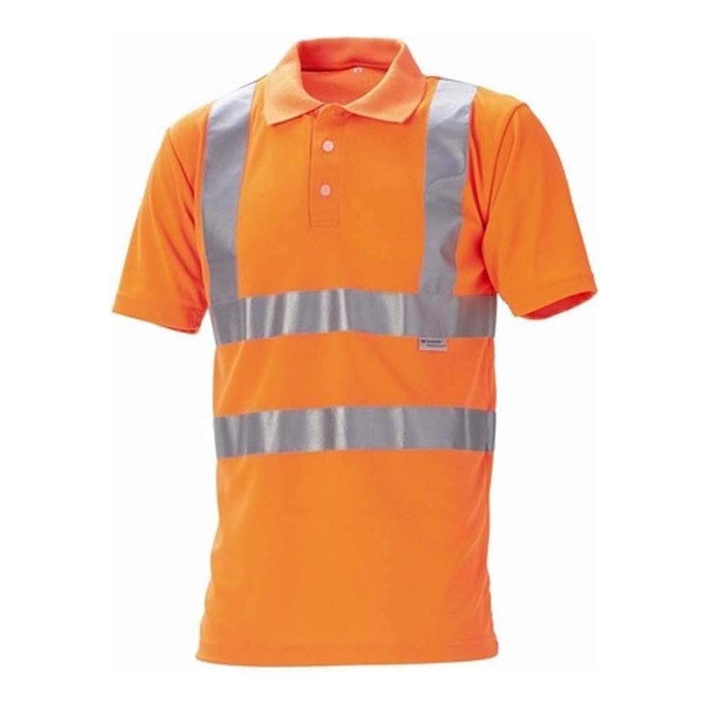 J.A.K. 1307112 Serie 11113 55% cotone/45% poliestere, EN 20471, classe 2, arancione, taglia M