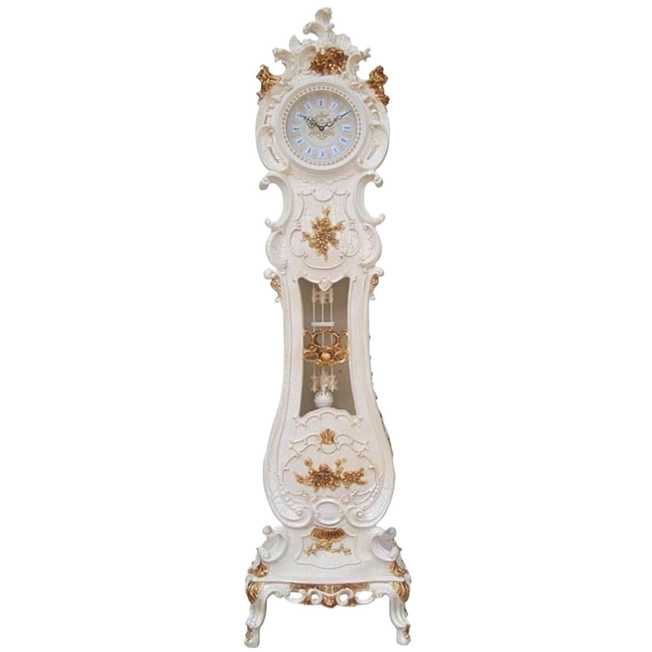 WANGHAI-666 Grandfather Clocks Floor Standing Clocks Living Room Clock Vertical Large European Antique Cabinet Ornaments