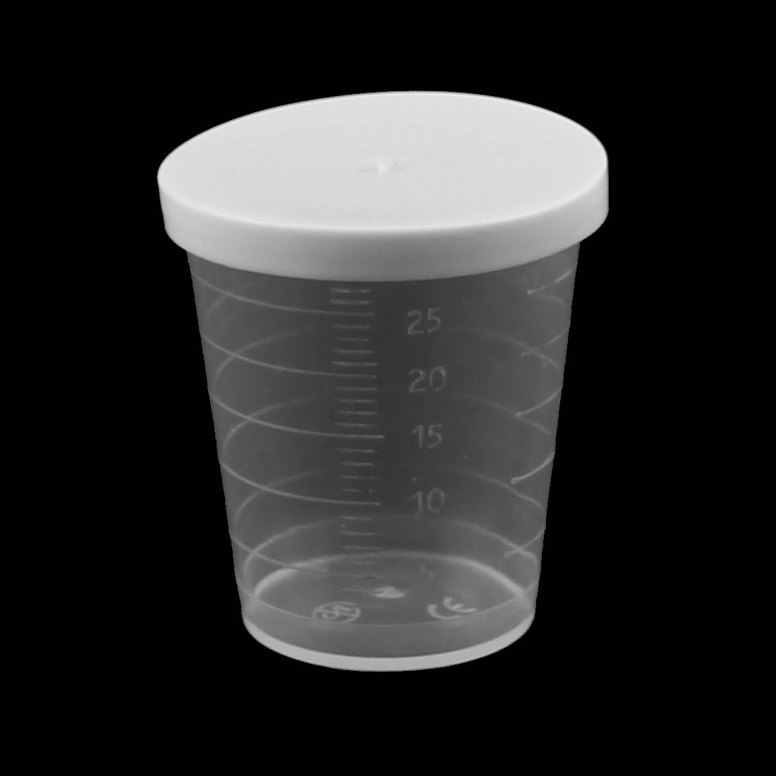 Aexit 2 Pcs Bottles & Jars Kitchen 30mL Plastic Measuring Cup Thicken Dispensing Bottles w Cap