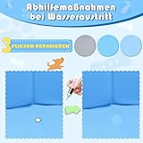 Gindoly Hundepool,Faltbare Hundepools für Kleine, Mittlere&Große,Swimmingpool Planschbecken Hundebadewanne Faltbarer für Hunde und Katzen,Abriebfest&Rutschfest-160 * 30cm