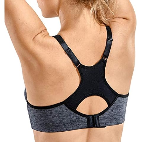 SYROKAN Women's High Impact Sports Bra Cover