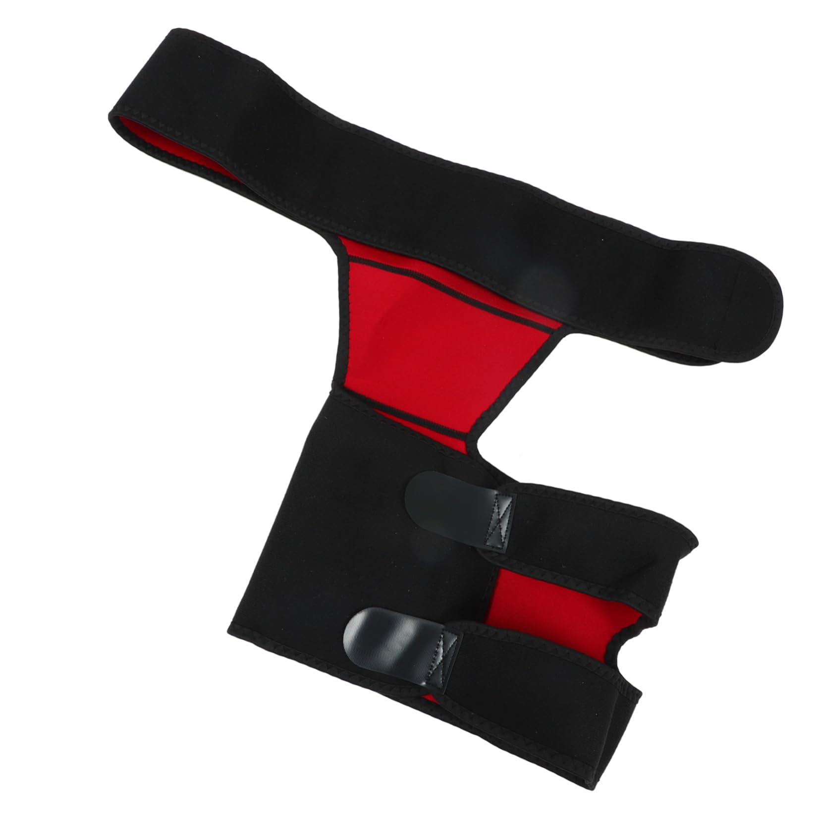 GOOHOCHY Adjustable Thigh Wrap Support for Hamstring Relief Neoprene Compression Brace with Fastener Left Right Leg Suitable for Men and Women for Groin Thigh and Support