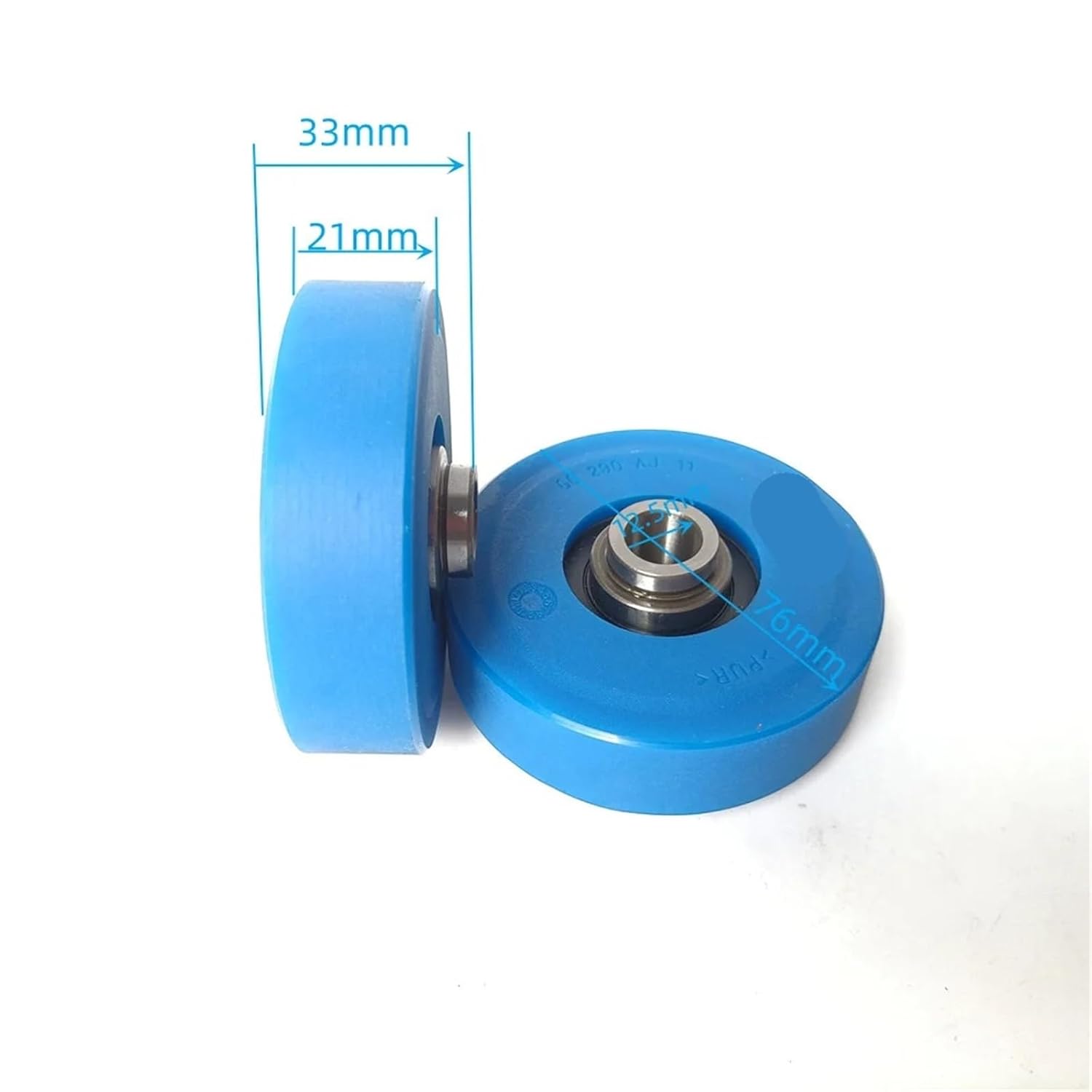 G0290AJ11 Escalator Step Roller G0 290 AJ 11 76 * 21 * 12.5 OD 76mm W 21mm ID 12.5mm Irregular Bearing Replace G0290AJ9