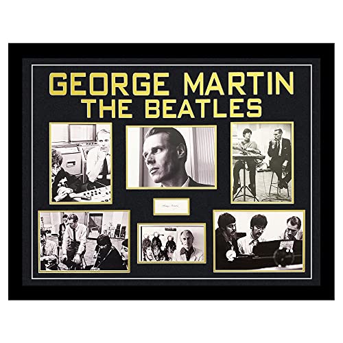 Photo encadrée signée de Firma Stella George Martin – Grand autographe des Beatles – Véritable dédicacé à la main avec… - Les Beatles, Paul McCartney, John Lennon, RIngo Starr, George Harrison Photo encadrée signée de Firma Stella George Martin – Grand autographe des Beatles – Véritable dédicacé à la main avec…