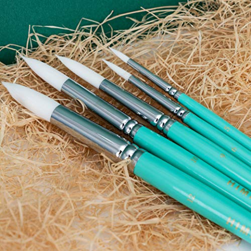 Image of THOOVI - HIMI Little Bird - Brush Set - 5 pcs - Blue