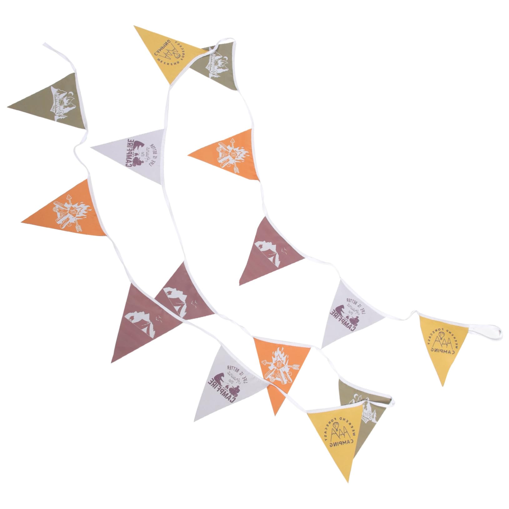 Toddmomy Pancarta Colgante De Camping Empavesado Al Aire Impermeable Decoración De Campamento Bandera Decorativa para Acampar Banderines Exterior El Plastico