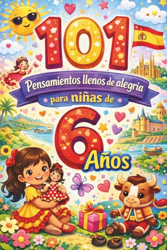 Imagen de 101 pensamientos llenos de alegría para niñas de 6 años: El regalo especial para el 6