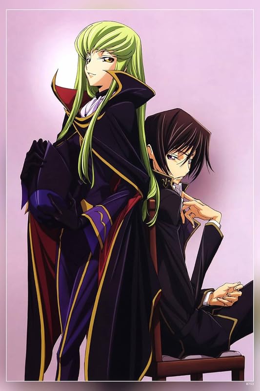 Code Geass Decor D. Creative Code Geass (Anime Series) Poster Matte Finish Paper Print ...