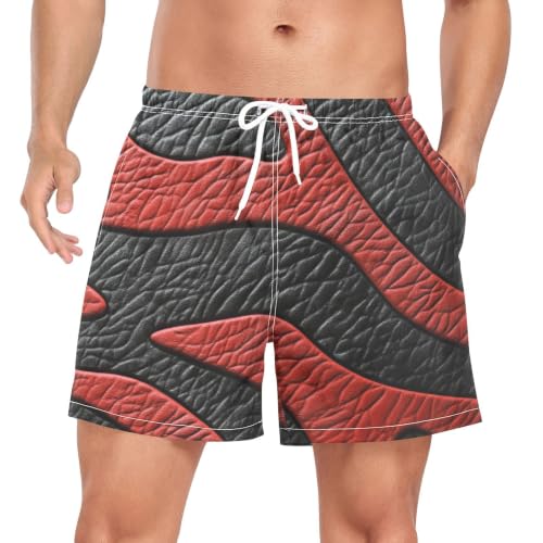 Bañador de hombre diseño cebra burdeos ideal para vacaciones y tardes de piscina