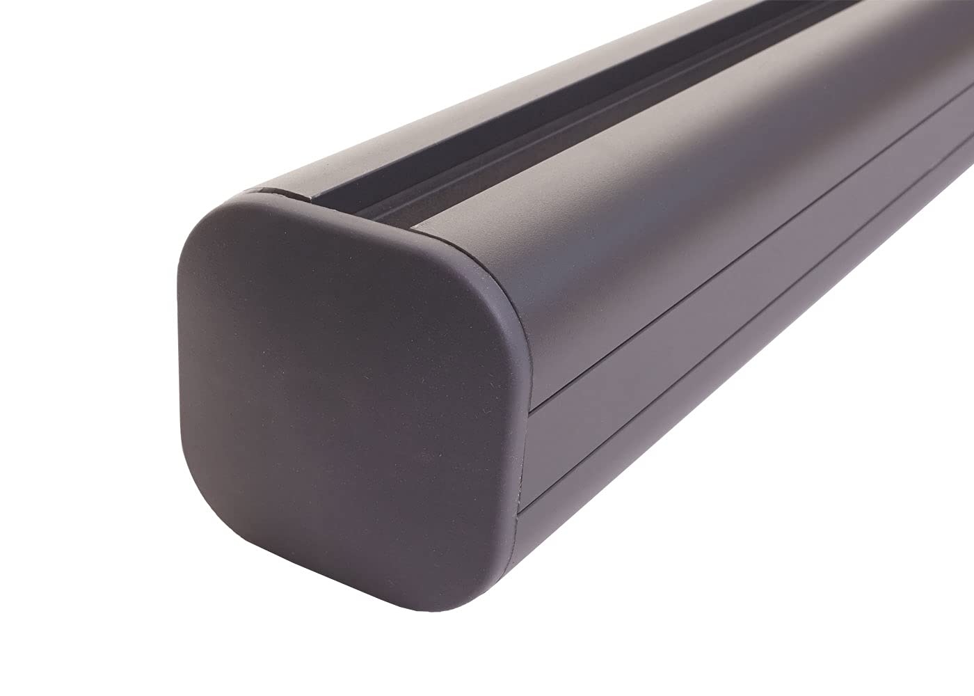 Mendler Aluminiowe słupki Sarthe-WPC, słupki słupki, system wtykowy - 98 cm, szare