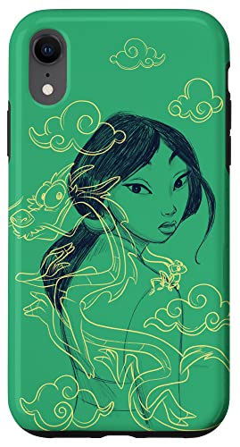 Ya en manzanajugosa.com: Carcasa para iPhone XR Princesas Disney Mulan y Mushu Green