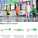 Aodaer 120 Packs Jump Rope Set, Colorful Outdoor Jump Ropes, 7.3 Feet Adjustable Skipping Rope for Outdoor Fun Activity Sport Party Favor