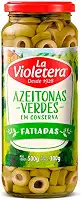 Azeitonas Verdes Em Conserva Fatiadas La Violetera 320g