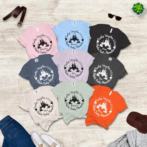 Image of Personalized Family Trip Shirts 2026 - Matching Vacation Shirts - Custom T-Shirts - Family Matching Outfit