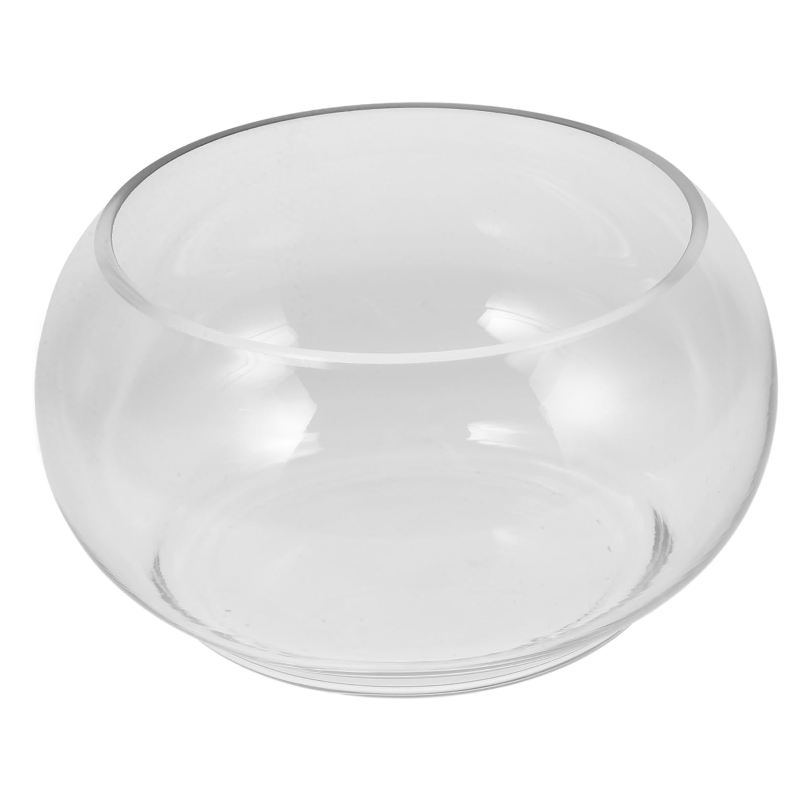 SUPVOX Mesa Pecera De Escritorio Tarro De Terrario De Plantas Cuenco De Cristal Decorativo Jardinera Hidropónica Peceras Redondas De Escritorio Vidrio Hidroponia Pecera Pequeña Oficina