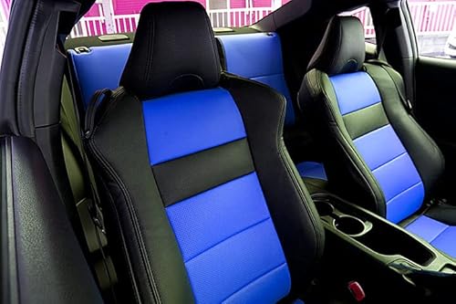 オートウェア(Autowear) シートカバー 86 (86/BRZ 6系 専用 ブラック+青色)【品番:1451 】Z6系 2012年 04月〜2021年 10月 トヨタ 1台分セット 車種別専用設計