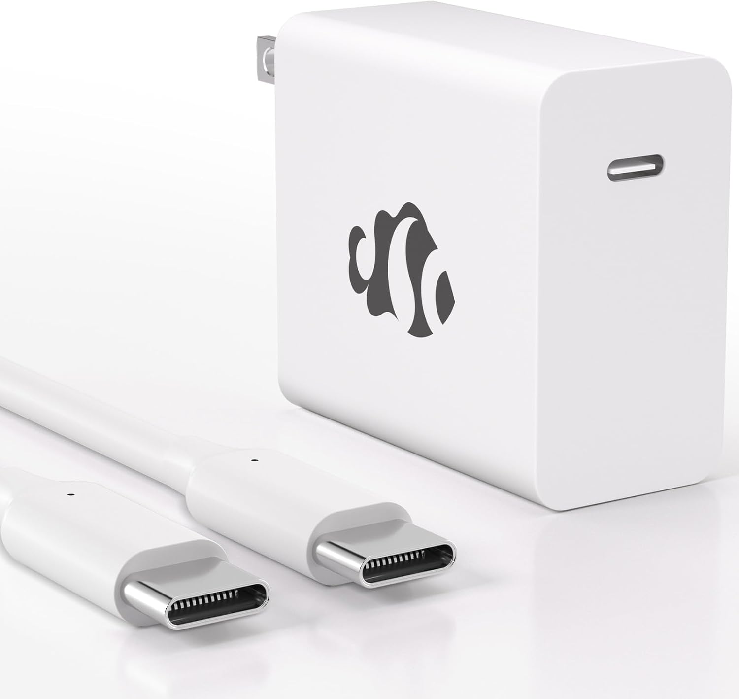 NIMO MacBook Pro Charger, 65W GaN USB C Charger Compatible with MacBook Air, Samsung Galaxy, NIMO Laptops, iPad Pro, and More, Fast Charging, Durable & Compact Design, Includes 6.6FT USB C Cable