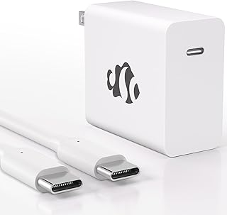 NIMO MacBook Pro Charger, 65W GaN USB C Charger Compatible with MacBook Air, Samsung Galaxy, NIMO Laptops, iPad Pro, and More, Fast Charging, Durable & Compact Design, Includes 6….