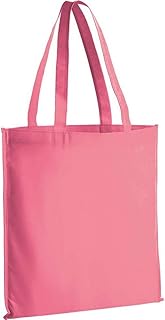 Aurora Store 10 BUSTE SHOPPERS IN TNT BORSE SPESA 36x40 cm BUSTINE RIUTILIZZABILI SHOPPER 80 g/m2 termosaldato con manici lunghi per la Spesa Riutilizzabile