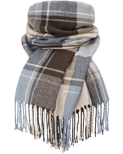 YSense Winter Scarf for Women Long Plaid Scarves Ladies Gifts