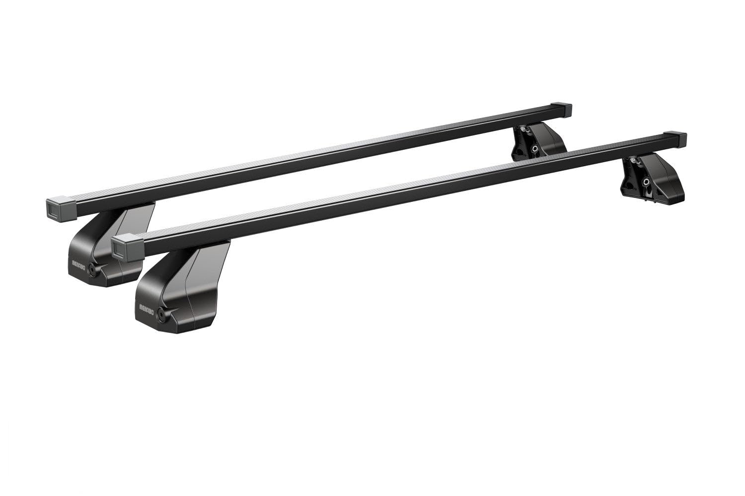 Barre portatutto Omega in acciaio compatibile con RENAULT Kangoo Express (Mk2) 5 porte anno dal 2008 in poi con tetto liscio