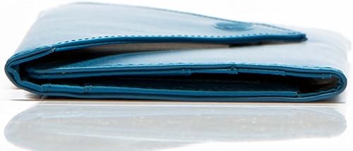 Miniatura 4 de Big Skinny Billetera delgada de cuero para mujer, con tres pliegues, capacidad para hasta 40 tarjetas