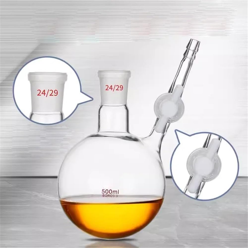 Cristalería de Laboratorio Frasco de reacción de PTFE con boca esmerilada (10/25/50/100/250 ml)(P)