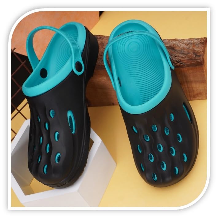 Image of BADLAV Mens Men's Lightweight Classic Clogs || Sandals with Adjustable Back Strap for Men (M-301) Clog