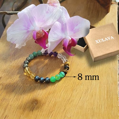 Natural Stone Wealth Money Bracelet Beaded Protection Bracelet for Women Adjustable Lucky Bracelet Feng Shui Black Obsidian Handmade Jewelry Gift3