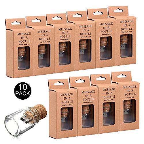 Bouteille et bouchon clés USB 3.0 de 16 Go pour sauvegarde de données