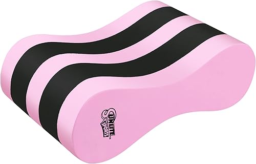 Sunlite Sports Flotador de pierna de boya de EVA de 5 capas Ayuda de entrenamiento de piscina, soporte para piernas y HIPS para adultos, niños y