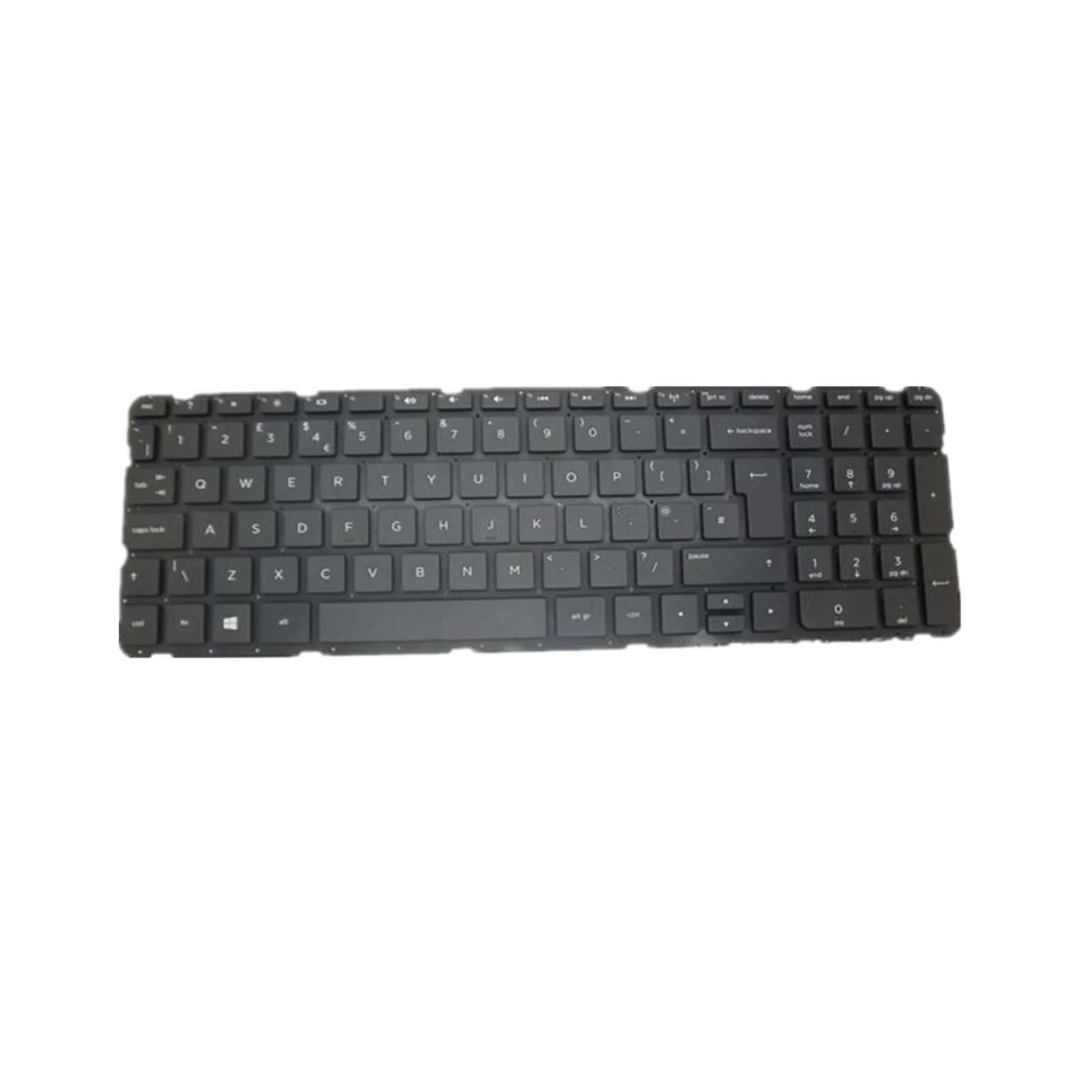 Clavier HP Chromebook 11 G5 de remplacement pour réparer les touches bloquées Layout UK Noir