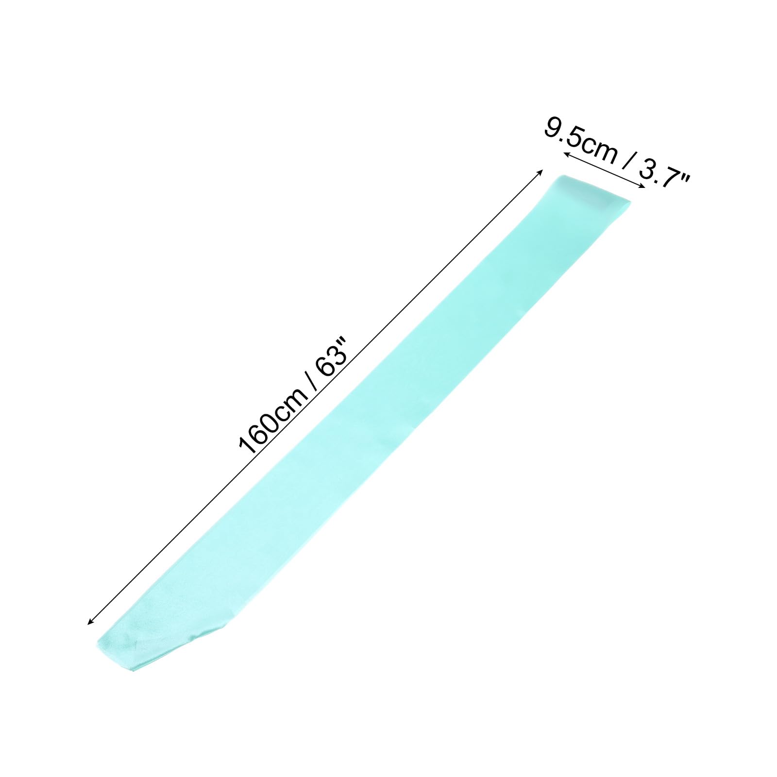 PATIKIL 63"x4" Blank Satin Sash - Image 2