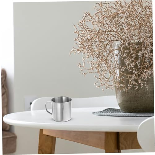 ULTECHNOVO 4piezas Tazas De Agua De Acero Inoxidable Con Asa Aislantes Hogar Tazas De Café Recipientes Para Bebidas - imagen 5