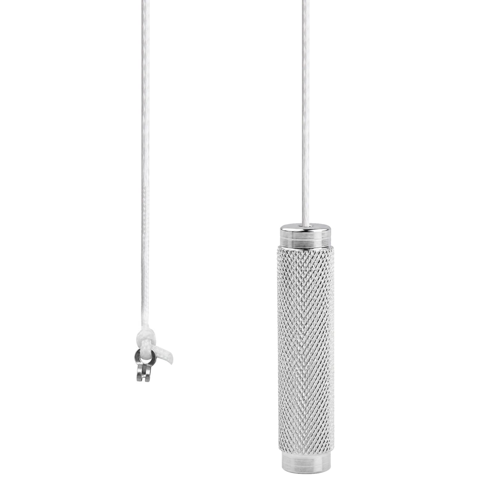 guobinZH 1 Pack Bathroom Light Pull Cord Handle Cylinder Type Anti-Slip Chorme Pull String Switch Handle