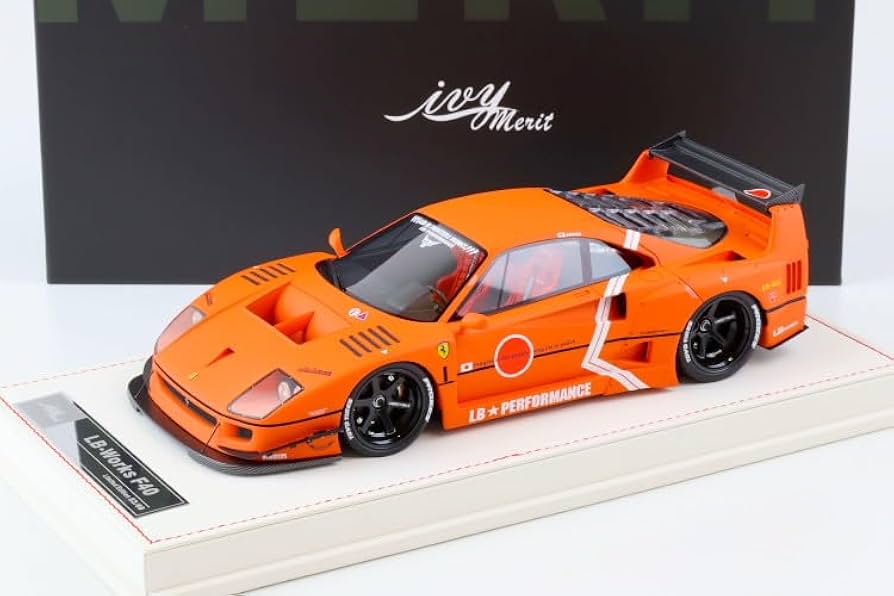 Amazon.co.jp: IVY Model Merit 1/18 Ferrari F40 LB Works LBWK