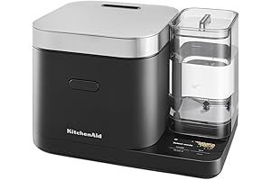KitchenAid Automatic Grain and Rice Cooker 8 Cup with Automatically Sensing Integrated...