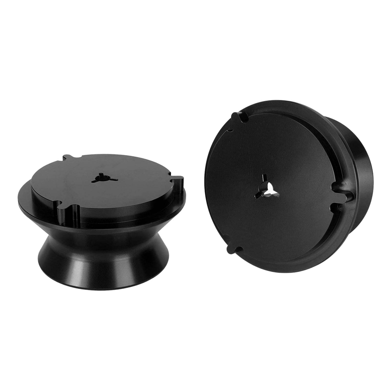 Cocoarm 10 Calowe Adaptery do Piast NAB, Polerowane Aluminium (BLACK)
