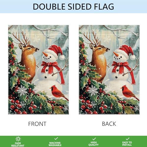 Flocon de neige drapeau de jardin pour embellir vos extérieurs en hiver - 7