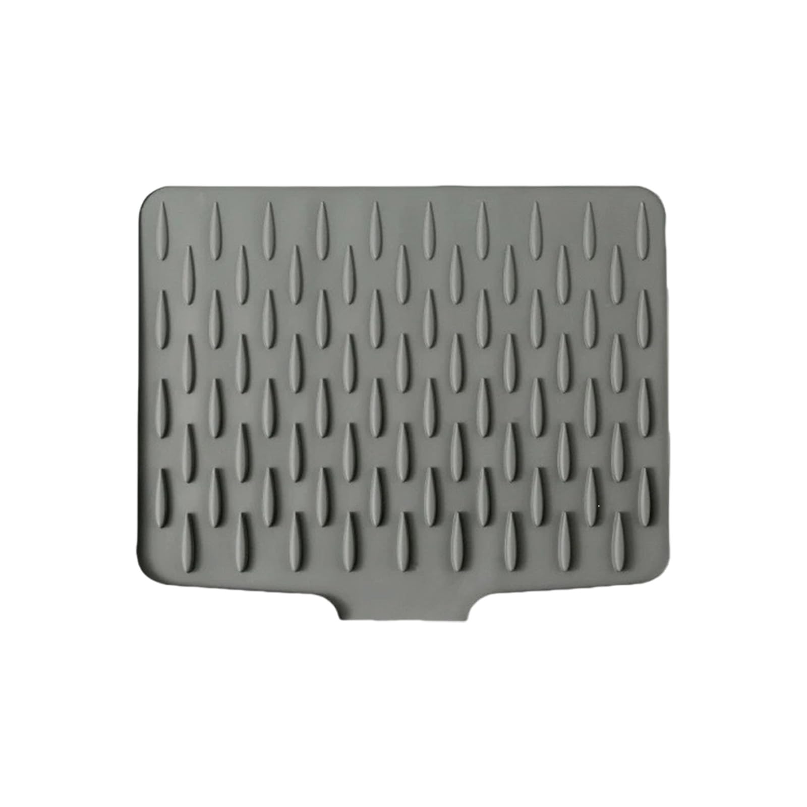 Kalttoy Thickened Angled Countertop Mat Silicone Drying Rack for Dishes Drainage Silicone Draining Mat Countertop Sloped
