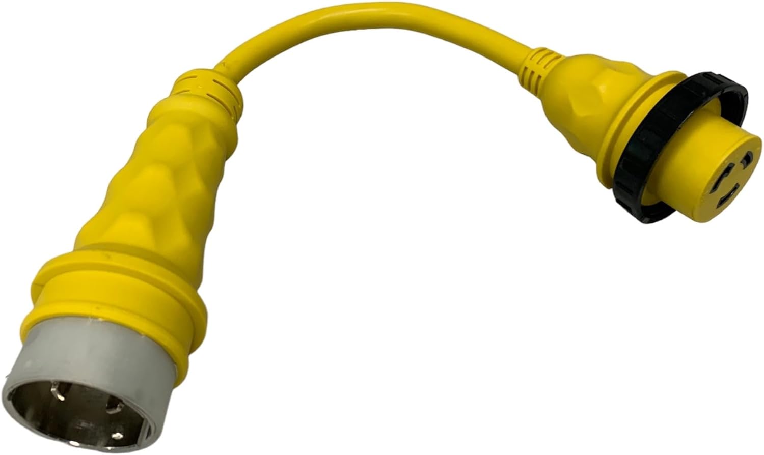 Amp Up Marine & RV Cords 125/250v 50 Amp Male x 125v 30a Amp Female Marine Shore Power Pigtail Boat Adapter - 31503