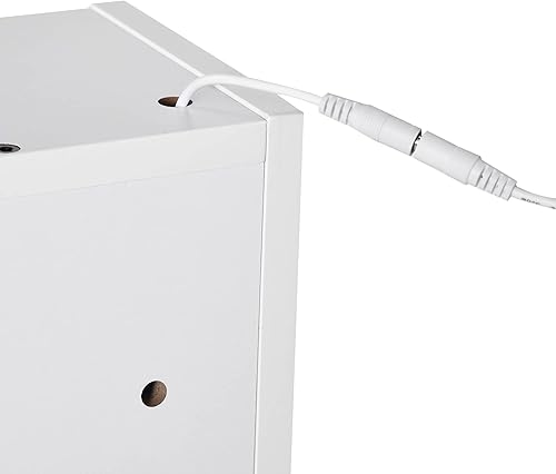 Miniatura 8 de kleankin Botiquín iluminado, gabinete de baño de montaje en pared con espejo, luces LED, atenuador táctil y carga USB, gabinete de espejo de baño