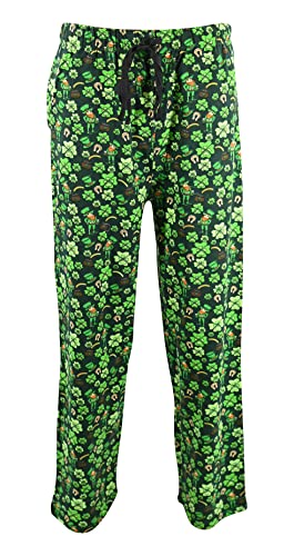 Unique Baby Adult St Patricks Day Clover Pajama Pants