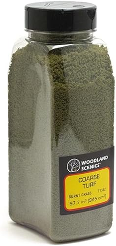 Césped grueso de hierba quemada (32 oz. Shaker) Woodland Scenics