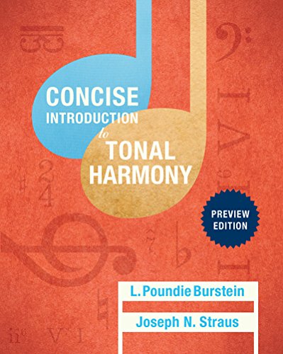 Concise Introduction to Tonal Harmony: Preview ... 0393264777 Book Cover